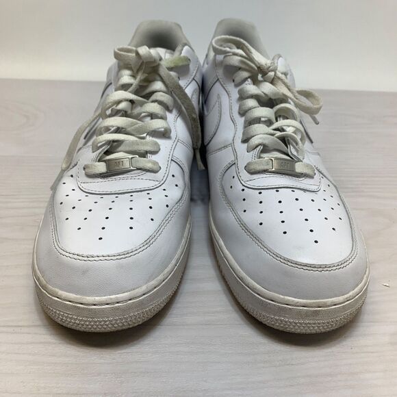 Nike Air Force 1 Low White Leather Men's Sneakers Size 13 CW2288-111 - Picture 6 of 9